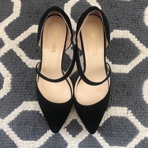 Black Suede Heels Work/Going Out Women’s